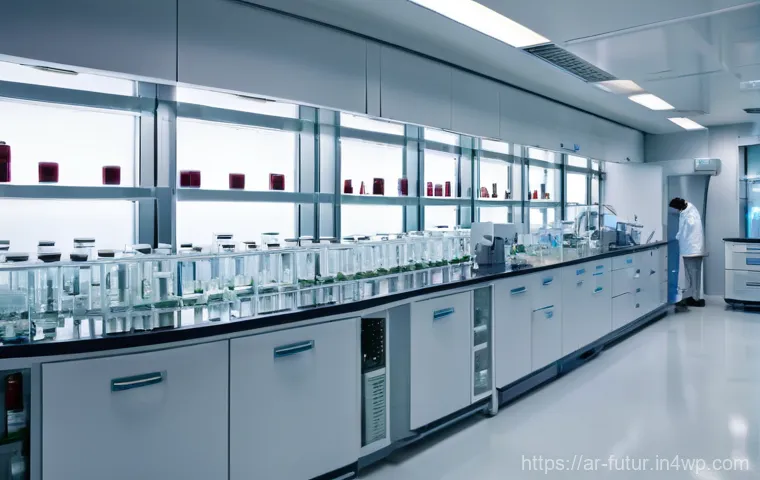 바이오테크와 임상 적용 사례 연구 - **"A conceptual, macro-level image illustrating the precision of CRISPR gene editing technology. In ...